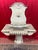 ancient marble fountain from 1750, a real sculpture This piece is attributed to the mentioned designer/maker. It has no...