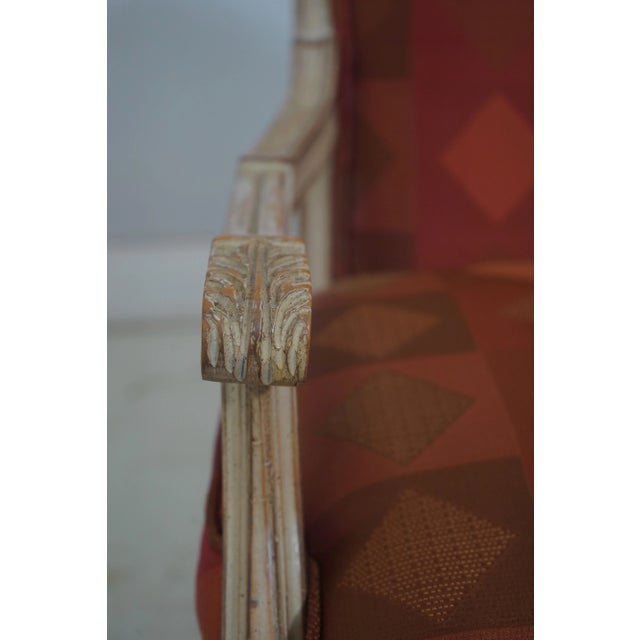 Pair Don Russo French Louis XVI Style Bergere Armchairs For Sale - Image 17 of 18