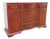 1940s Mahogany Long Credenza Sideboard Media Console 6369 For Sale