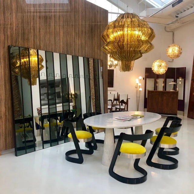 Large Italian Gonda Mirrors by Luciano Bertoncini for Elco, 1970s, Set of 6 For Sale - Image 12 of 14