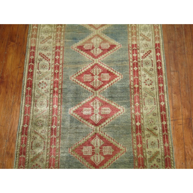 Early 20th Century Antique Zabihi Collection Persian Malayer Runner - 3'2" x 15'4" For Sale - Image 5 of 8