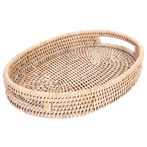 Artifacts Rattan Oval Tray 10"x8"x1.5"