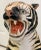 Vintage 1970's Large Scale Hand Painted Ceramic Tiger Figure For Sale - Image 9 of 12