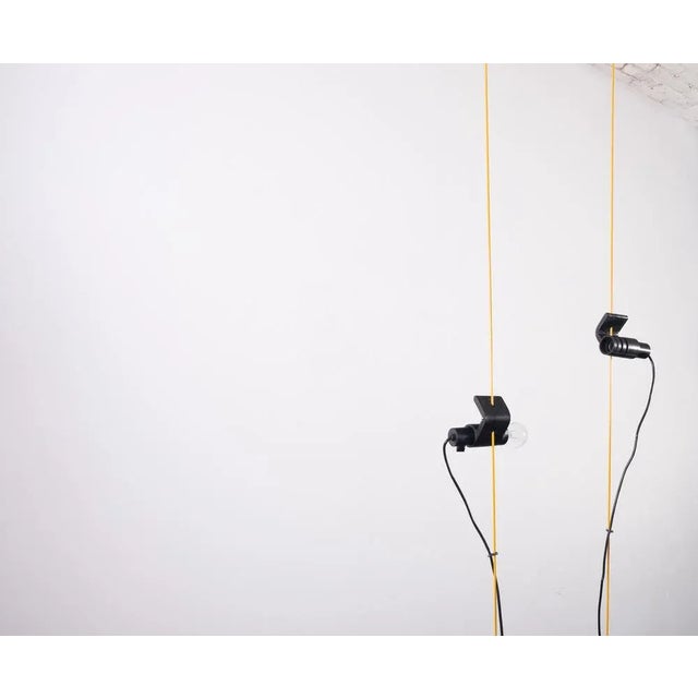 Black Shanghai Lamp from Fontana Arte, 1970s For Sale - Image 8 of 11