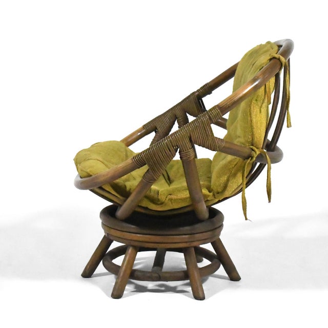 Clarke Casual Rattan Lounge Chair For Sale In Chicago - Image 6 of 13