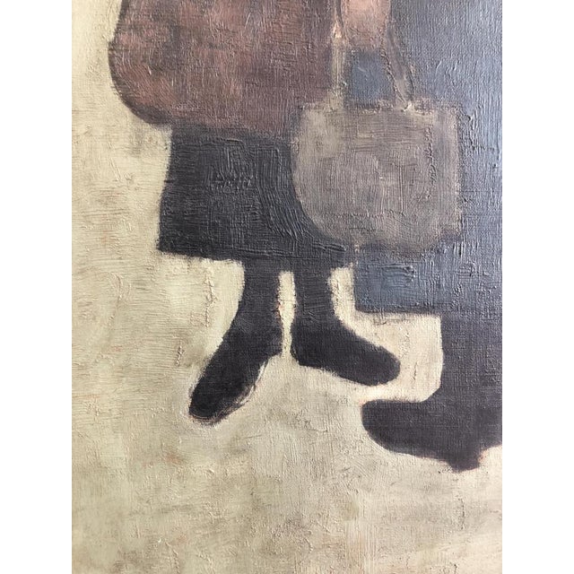 Tom Davies, Gossip, 1969, Oil on Canvas, Framed For Sale - Image 4 of 14