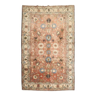 Early 20th Century Persian Teheran Animal Motif Rug - 6'9" x 9'11" For Sale