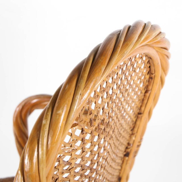 Vintage Rattan Dining Room, 1970s For Sale - Image 4 of 18