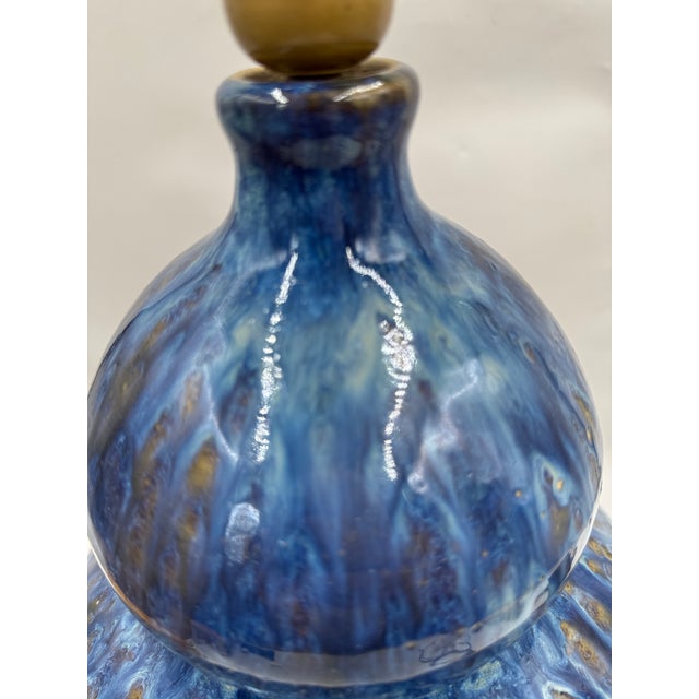 Stoneware Lamp Base from Saint Amand en Puisaye, Normandy, 1970s For Sale - Image 4 of 7