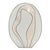 Modern Vase in Shagreen With Mother of Pearl and Brass Details by R&y Augousti For Sale