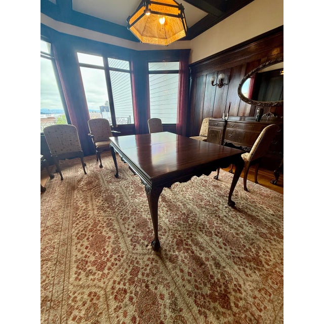 Early 20th Century Chippendale Revival Dining Set For Sale - Image 14 of 15