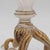 Glass Pair of Hand Blown Art Glass Triton Candlesticks in Batik Design For Sale - Image 7 of 10