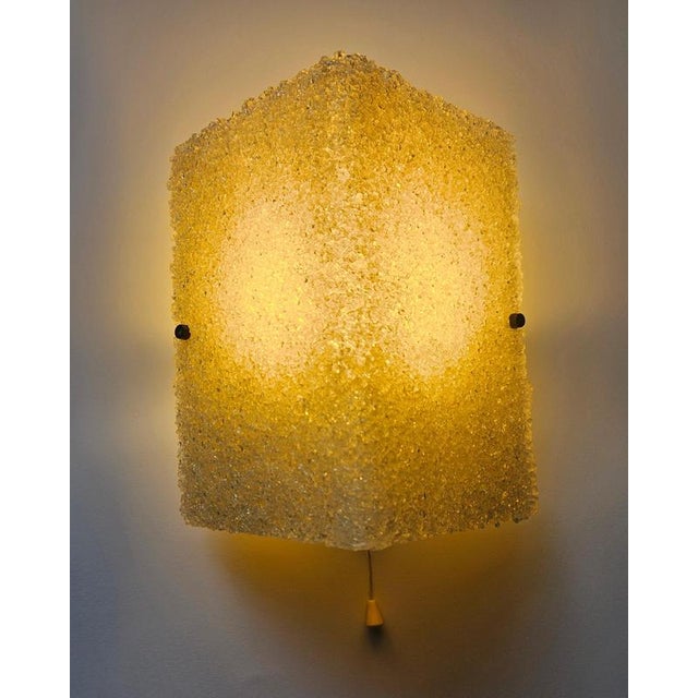Plastic Mid-Century Acrylic Glass Wall Lamp from Pokrok, 1960s For Sale - Image 7 of 15