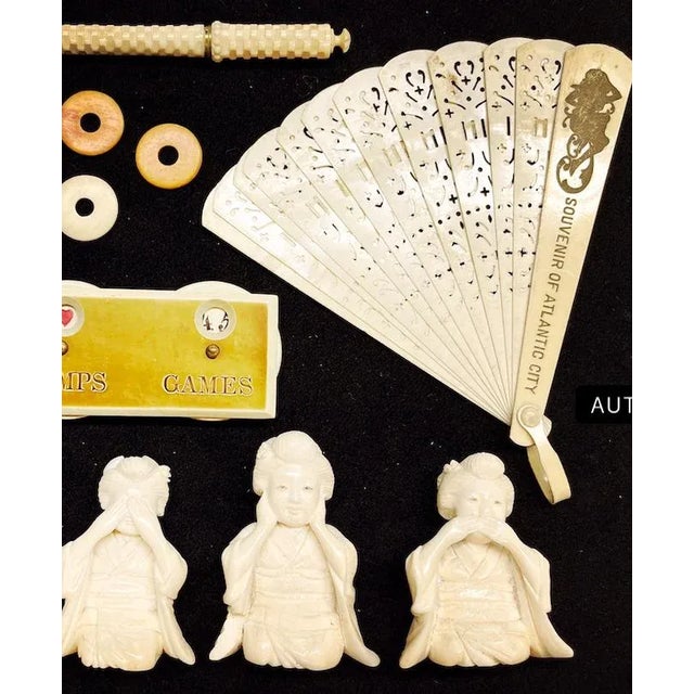 Original contemporary photo by Louise Weinberg. A peek at my collections of ivory and celluloid objects. Please respect my...