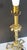 1970s Cailar Bayard Bronze Faux Bamboo Table Lamp For Sale - Image 10 of 13