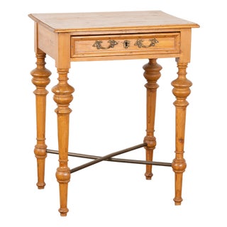 19th Century Danish Pine Side Table For Sale