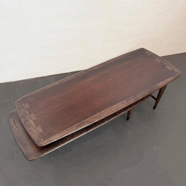 Mid-Century Modern Switchblade Coffee Table by Andre Bus for Lane Acclaim For Sale - Image 10 of 13