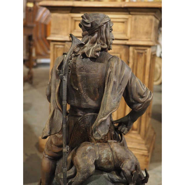 The Horseman Returning From the Hunt, Alfred Barye, Émile Guillemin, Circa 1870 For Sale - Image 17 of 18