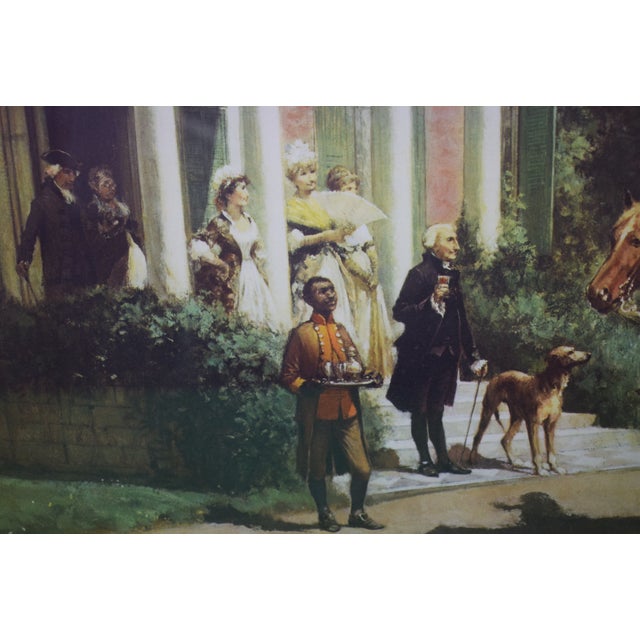 Mid 20th Century The Departing Guests Reproduction Print For Sale In New York - Image 6 of 6