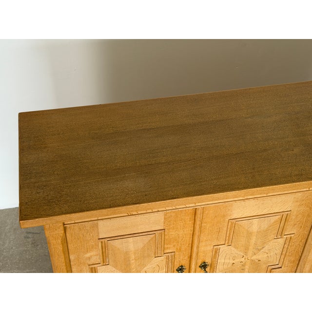 Vintage Danish Oak Sideboard by Henning Kjærnulf, 1960s For Sale - Image 12 of 17