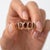 Contemporary Natural Garnet Anniversary Band Ring | Bezel-Set Eternity Gemstone Ring Us 7 For Sale - Image 3 of 4