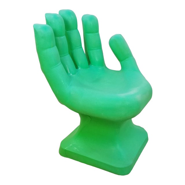 1960s RmiI Green Plastic Hand Chair Chairish