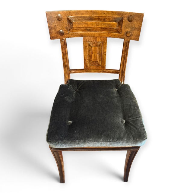 2010s Michael Taylor Klismos Dining Chairs- A Set of 8 For Sale - Image 5 of 7