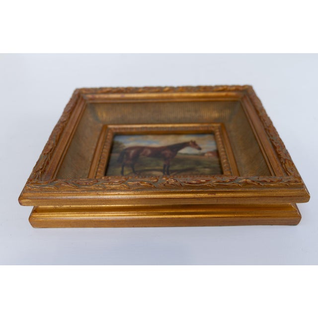 A. Ladd, Bay Horse, 20th Century, Oil on Board, Framed For Sale - Image 3 of 17