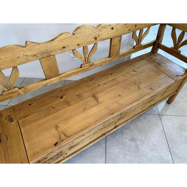 Provincial Biedermeier Chest Bench For Sale - Image 13 of 16