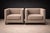 Geraldo De Barros Pair of Armchairs in Blackened Steel & Taupe Mushroom Wool Bouclé, Brazil, 1970s For Sale - Image 11 of 11