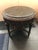 Wood French Round Marble Top Table For Sale - Image 7 of 7