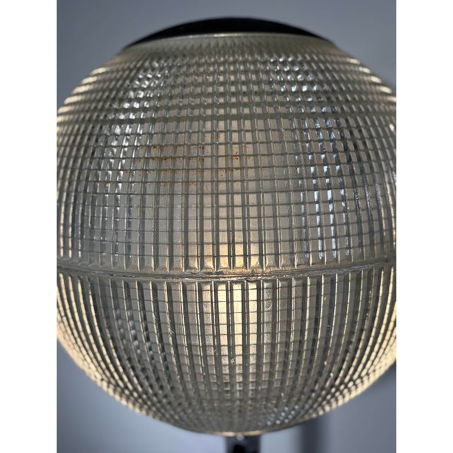 Parisian Globe on Chrome Stand from Holophane, France, 1970s For Sale - Image 10 of 14