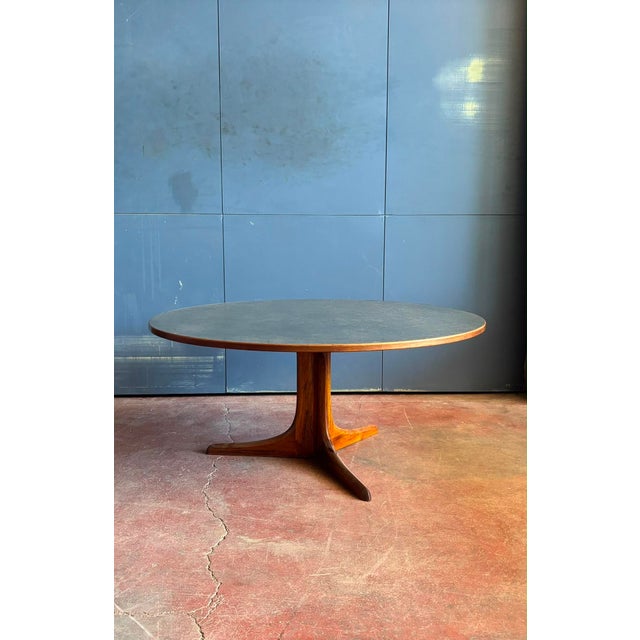 1970s Round Etched Coffee Table, 1970s For Sale - Image 5 of 5