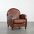 English Style Art Deco Round Cowhide Armchair For Sale - Image 14 of 14
