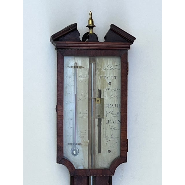 English Mahogany 19th Century Stick Barometer by Tarone Classic traditional English mahogany stick Barometer. Excellent...