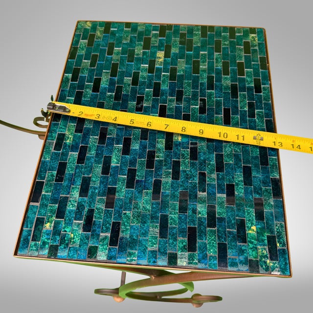 Mosaic Tile Nesting Tables Cerulean Pier 1 Imports Set For Sale - Image 14 of 18