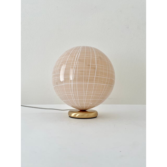 Peonia T 25 Table Lamp in Cream Murano Glass from La Murrina, 1990s For Sale - Image 6 of 17