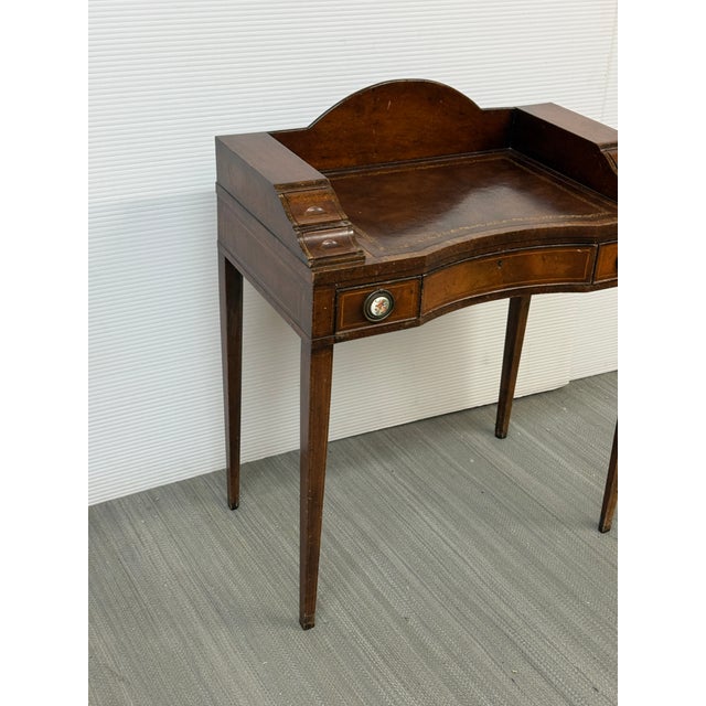 Flame Mahogany Ladies Writing Desk, Early 20th Century For Sale - Image 10 of 12