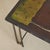 Brown 1990s French Brutalist WroughtIron Gold Leaf Dining Table by Jean-Jacques Argueyrolles For Sale - Image 8 of 11