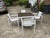 White Richard Schultz for Knoll 1966 Collection Outdoor Dining Table & 4 Chairs For Sale - Image 8 of 8