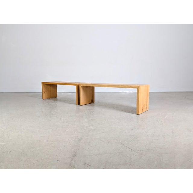 Side Tables in Beam Oak from Koinor, Set of 2 For Sale - Image 5 of 10