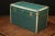 Forest Green Vintage Green Mail Trunk For Sale - Image 8 of 8
