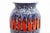 Italian Blue & Red Patterned Ceramic Vase, 1970s For Sale - Image 5 of 10
