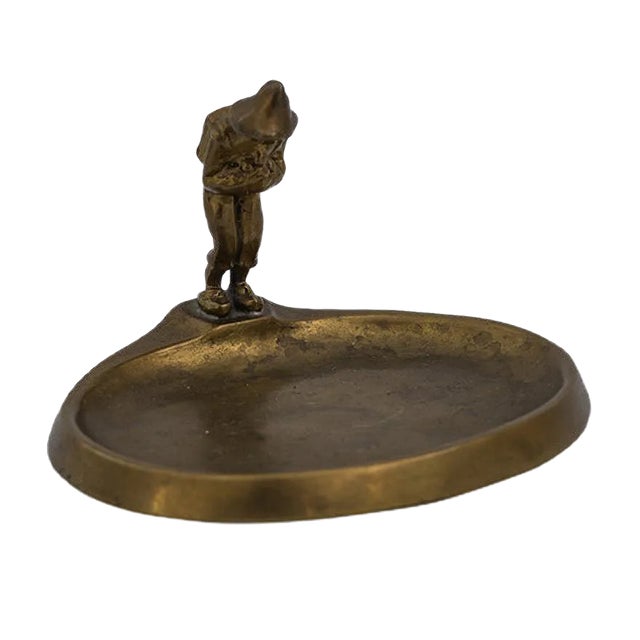 Jugendstil Bronze Ashtray, Vienna, 1905 For Sale