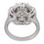 Contemporary Gia 5.63 Carat Diamond Platinum Ring, Size 6.5 For Sale In Los Angeles - Image 6 of 6