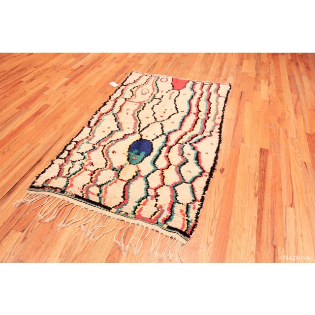 Vintage Colorful Allover Berber Moroccan Rug, country of origin: Morocco, Circa date: Vintage – Woven by the Berber people...
