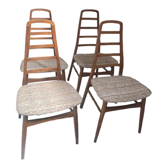 1960s Set of 4 Teak Armless Dining Chairs, Attributed to Art Furn Denmark For Sale