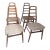 1960s Set of 4 Teak Armless Dining Chairs, Attributed to Art Furn Denmark For Sale