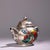 Late 19th Century Late 19th Century Asian Silver-Plated Enamel Teapot With Fish Motif For Sale - Image 5 of 10