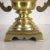 Metal Solid Brass Gilt Vase For Sale - Image 7 of 10